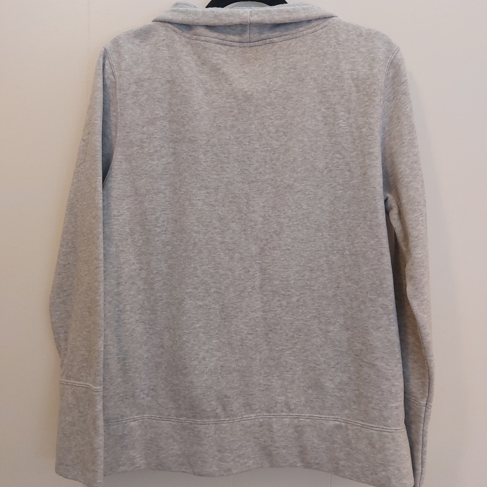 ~Puma Light Grey Mock Neck Hoodie~ - Picture 7 of 7